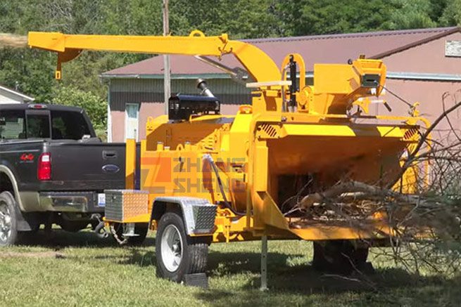 ZS-1000 Model Wood Chipper In Argentina