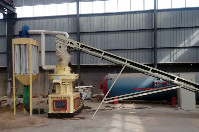 Biomass pellet production line in Indonesia